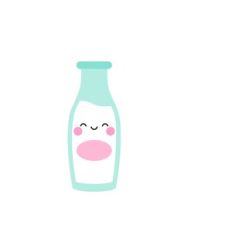 milk jar - made with love