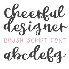dtc cheerful designer script