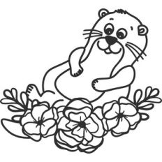floral otter