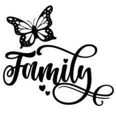 family butterfly word