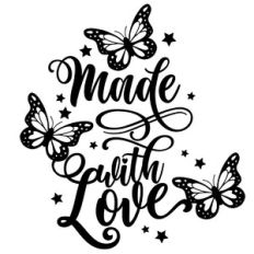 made with love butterfly