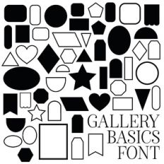 gallery basics font