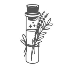 magic potion with herbs
