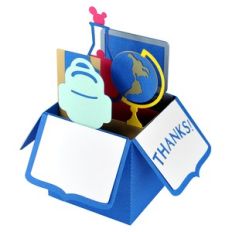 secondary teacher thanks card in a box