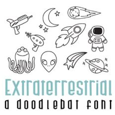extraterrestrial doodlebat font