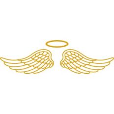 angel wings and halo