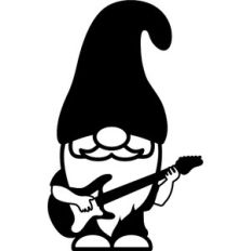 gnome playing guitar