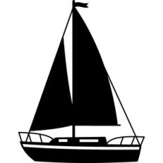 sail boat silhouette