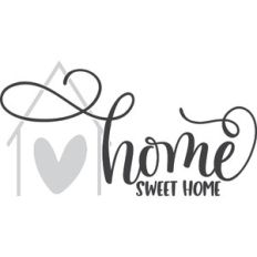 home sweet home with house