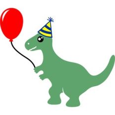 t-rex dinosaur happy birthday