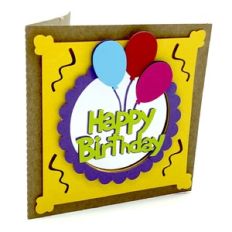 happy birthday square card