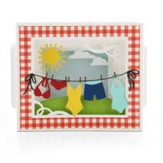 shadow box card swimsuits