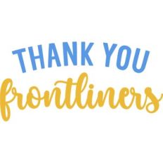 thank you frontliners