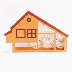 chicken coop box card