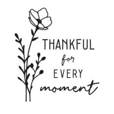 thankful for every moment