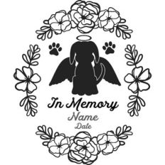 in memory of dog