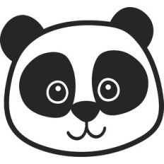 panda face