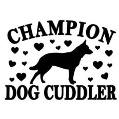 champion dog cuddler