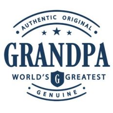 world's greatest grandpa label
