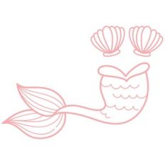 mermaid tail and shells