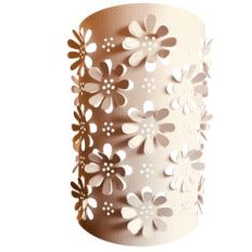 3d alpine flower lantern