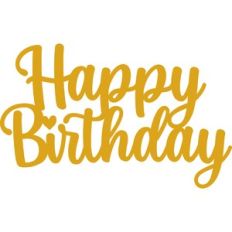 happy birthday cake topper