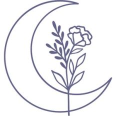 moon floral