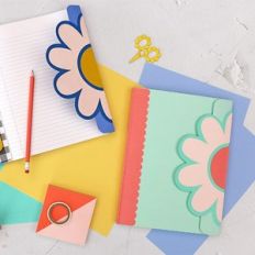 flower composition notebook cover