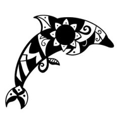 mandala dolphin frame
