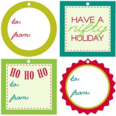 holiday gift tags