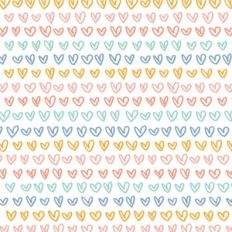 rainbow hearts printable background