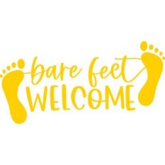 bare feet welcome