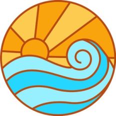 sun and waves