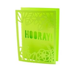 tri-fold hooray card