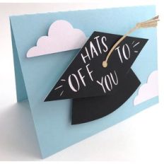 graduation hat card