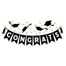 congrats bunting for graduation