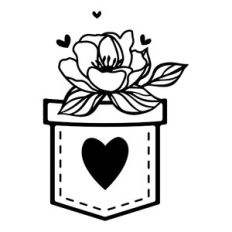 flower in a pocket