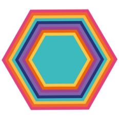 nested hexagons