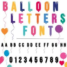 balloon letters font