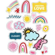 ml summertime fun-a-roo stickers