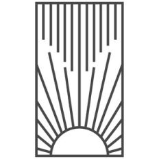 minimalist boho sun line