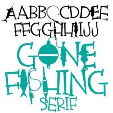 zp gone fishing serif