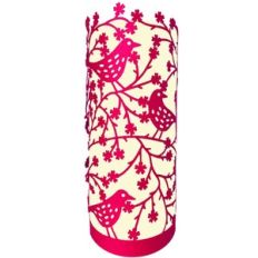 birds and roses lantern
