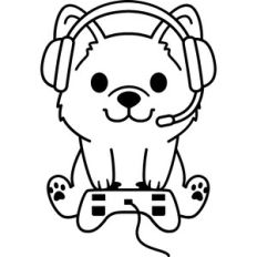 gamer dog