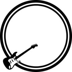 guitar circle frame