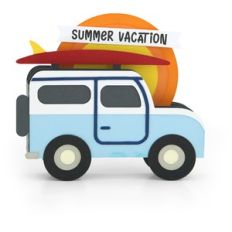 box card summer vacation bronco