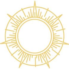 art deco sun