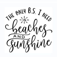 the only bs I need is beach and sunshine