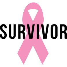 survivor with ribbon