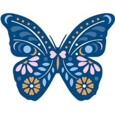 folk art floral butterfly